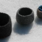 Felted Bowls - Organic Family - Grey And Earth..