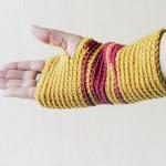 Fingerless Gloves - Wrist Warmer - Winter..